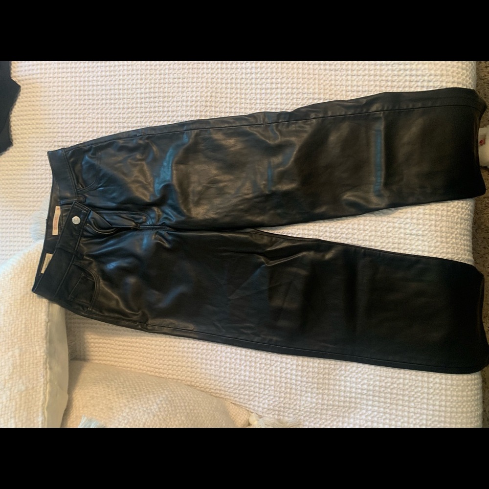 Levi’s straight leather pant